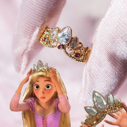 Anillo de rapunzel bañado en oro