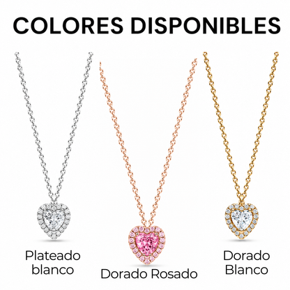 Anillo de promesa adaptable bañado en oro